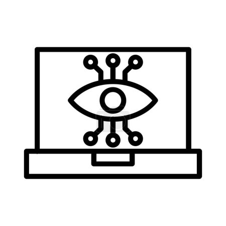 Ilustración de Spyware Vector Icon Design - Imagen libre de derechos