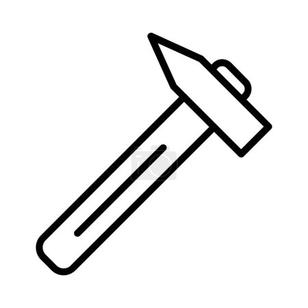 Illustration for Pick Hammer Vector Icon Design - Royalty Free Image