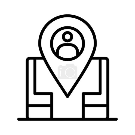 Illustration for Constituency Vector Icon Design - Royalty Free Image