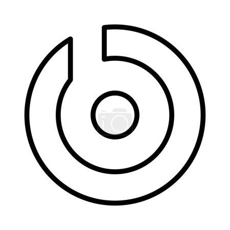 Illustration for Beats Pill Vector Icon Design - Royalty Free Image