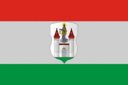 Photo for Flag of Barysaw, Belarus - Royalty Free Image