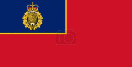Photo for Corps Ensign of the Royal Canadian Mounted Police - Royalty Free Image