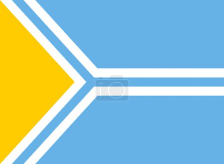Foto de Bandera de Tuvan personas - Imagen libre de derechos