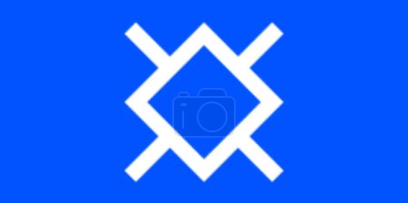 Photo for Flag of Northern Cheyenne Tribe of the Northern Cheyenne Indian Reservation, Montana, USA - Royalty Free Image
