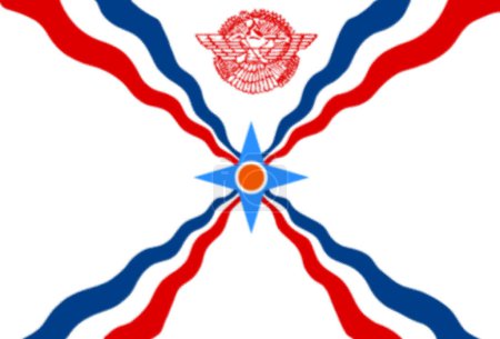 Photo for Flag of Assyria, historical country - Royalty Free Image