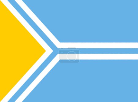Foto de Bandera de Tuvan personas - Imagen libre de derechos
