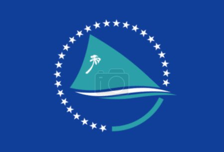 Foto de Bandera de la Secretaría de la Comunidad del Pacífico - Imagen libre de derechos