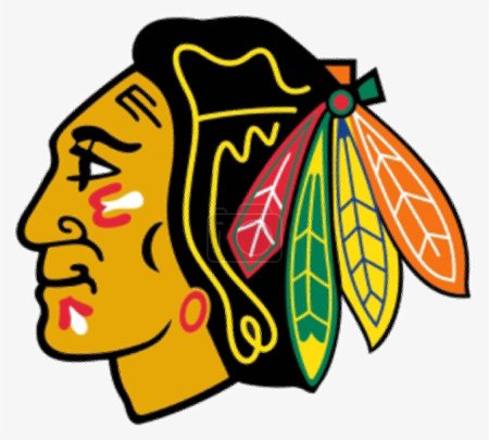 Téléchargez les photos : Logotype de Chicago Blackhawks équipe sportive de hockey - en image libre de droit