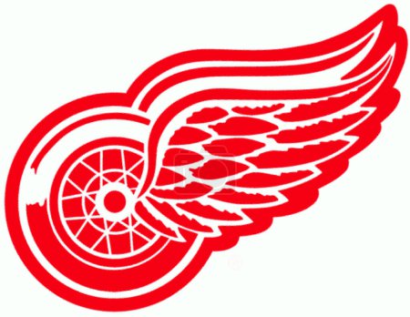 Photo for Logotype of Detroit Red Wings hockey sports team - Royalty Free Image