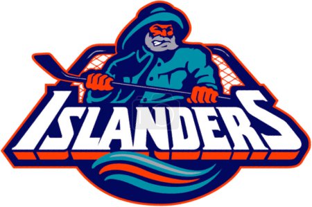 Foto de Logotipo del equipo deportivo de hockey de New York Islanders - Imagen libre de derechos