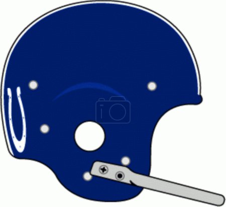 Photo for Logotype of Baltimore Colts american football sports team on helmet - Royalty Free Image