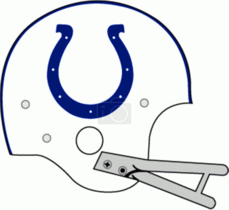 Photo for Logotype of Baltimore Colts american football sports team on helmet - Royalty Free Image