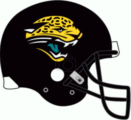 Photo for Logotype of Jacksonville Jaguars american football sports team on helmet - Royalty Free Image
