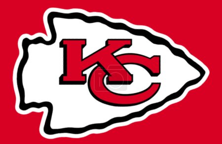 Photo for Logotype of Kansas City Chiefs american football sports team - Royalty Free Image