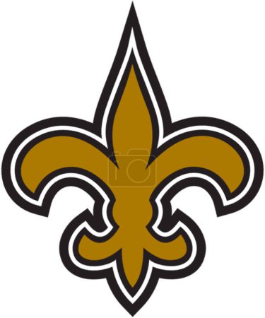 Photo for Logotype of New Orleans Saints american football sports team - Royalty Free Image