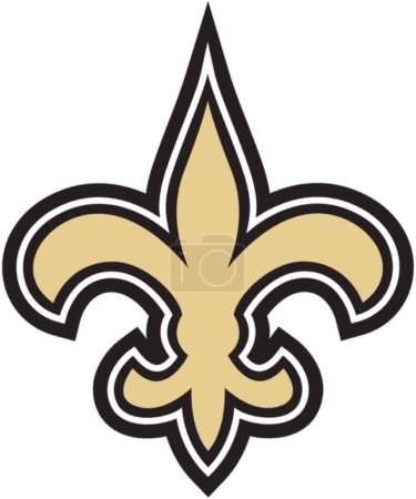 Photo for Logotype of New Orleans Saints american football sports team - Royalty Free Image