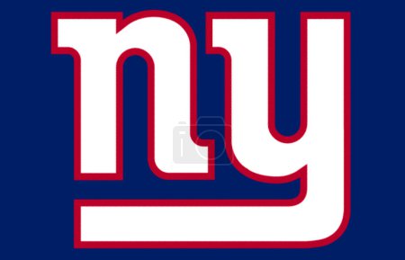 Photo for Logotype of New York Giants american football sports team - Royalty Free Image