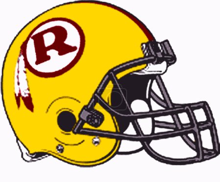Foto de Logotype of Washington Redskins american football sports team on helmet - Imagen libre de derechos