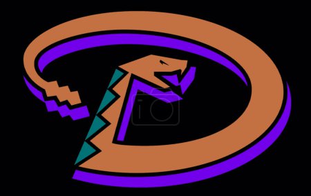 Photo for Logotype of Arizona Diamondbacks baseball sports team - Royalty Free Image