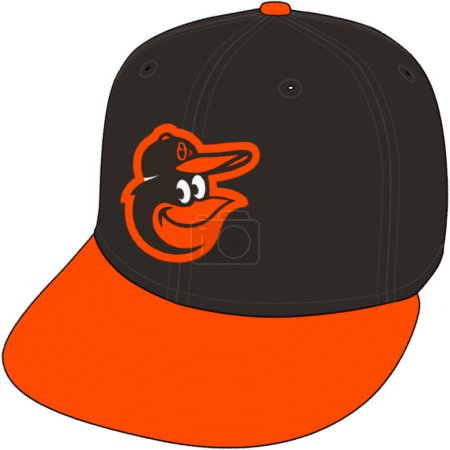 Téléchargez les photos : Logotype of Baltimore Orioles baseball sports team on cap - en image libre de droit