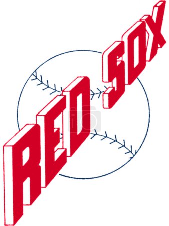 Téléchargez les photos : Logotype of Boston Red Sox baseball sports team - en image libre de droit