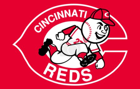 Photo for Logotype of Cincinnati Reds baseball sports team - Royalty Free Image