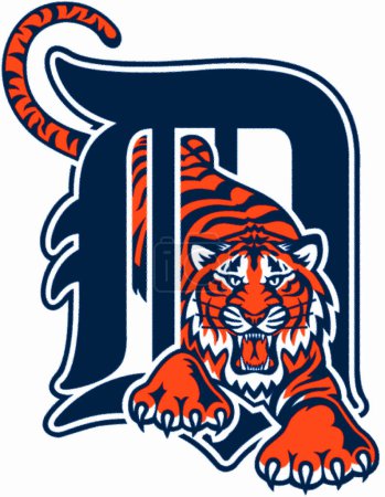 Logotype of Detroit Tigers baseball sports team