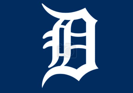 Téléchargez les photos : Logotype of Detroit Tigers baseball sports team - en image libre de droit