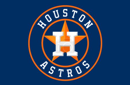 Photo for Logotype of Houston Astros baseball sports team - Royalty Free Image