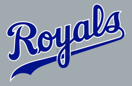 Téléchargez les photos : Logotype of Kansas City Royals baseball sports team - en image libre de droit