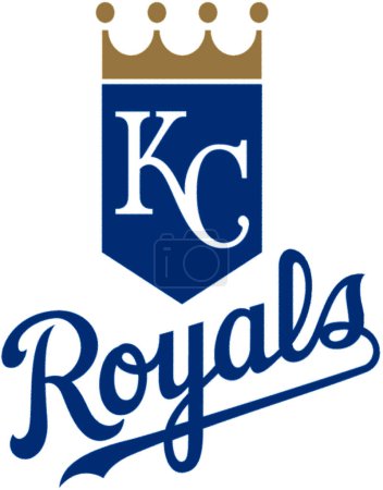 Téléchargez les photos : Logotype of Kansas City Royals baseball sports team - en image libre de droit
