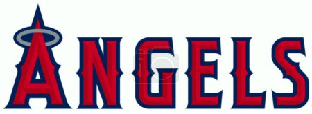 Téléchargez les photos : Logotype of California Angels baseball sports team - en image libre de droit