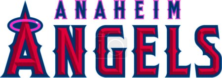 Photo for Logotype of California Angels baseball sports team - Royalty Free Image