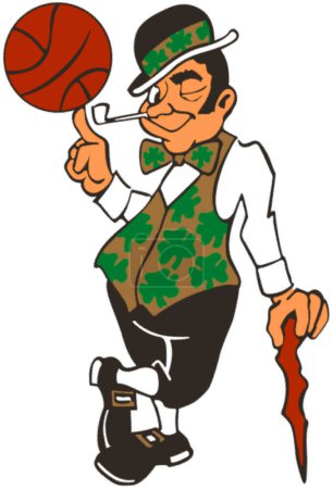 Photo for Logotype of Boston Celtics basketball sports team - Royalty Free Image