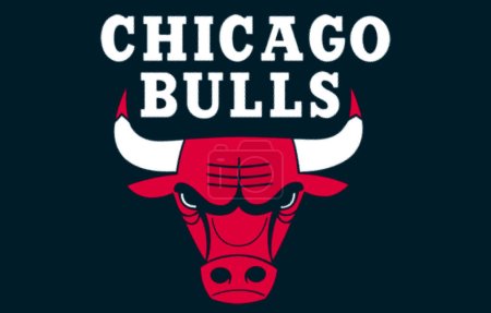 Photo for Logotype of Chicago Bulls basketball sports team - Royalty Free Image