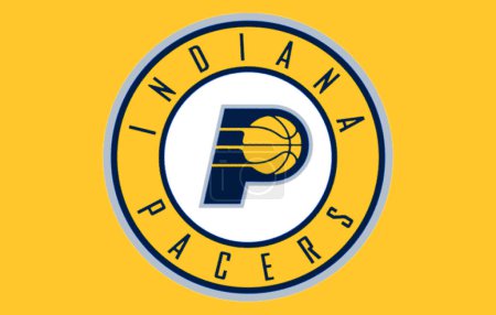Téléchargez les photos : Logotype of Indiana Pacers basketball sports team - en image libre de droit