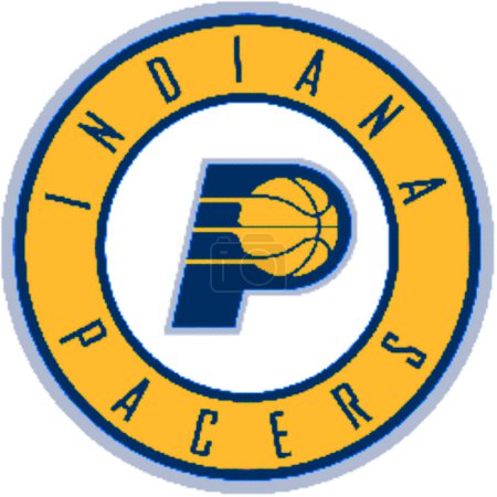 Téléchargez les photos : Logotype of Indiana Pacers basketball sports team - en image libre de droit