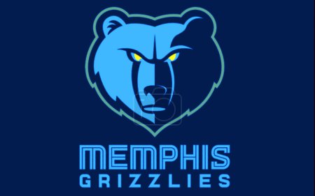 Téléchargez les photos : Logotype of Memphis Grizzlies basketball sports team - en image libre de droit