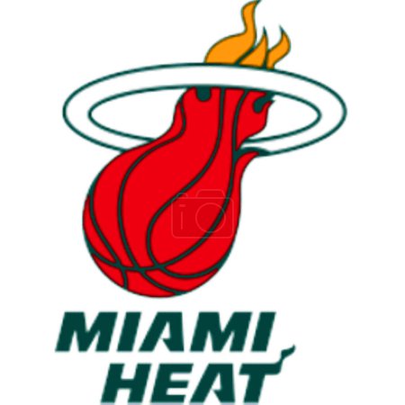 Photo for Logotype of Miami Heat basketball sports team - Royalty Free Image