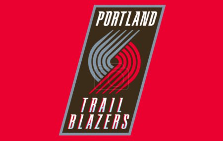 Foto de Logotype of Portland Trail Blazers basketball sports team - Imagen libre de derechos