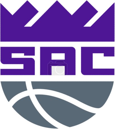 Téléchargez les photos : Logotype of Sacramento Kings basketball sports team - en image libre de droit
