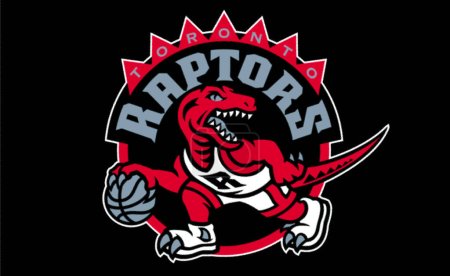 Photo for Logotype of Toronto Raptors basketball sports team - Royalty Free Image
