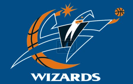 Téléchargez les photos : Logotype of Washington Wizards basketball sports team - en image libre de droit