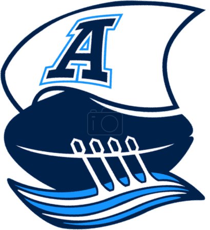 Foto de Logotype of Toronto Argonauts Canadian football sports team - Imagen libre de derechos