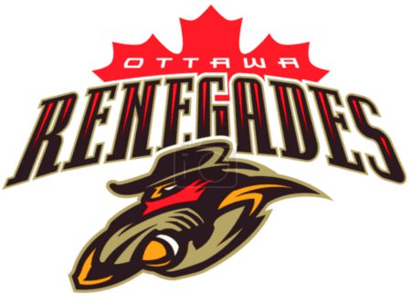 Photo for Logotype of Ottawa Redblacks Canadian football sports team - Royalty Free Image