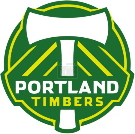 Photo for Logotype of Portland Timbers football or soccer club from MLS league - Royalty Free Image