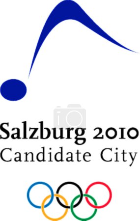 Photo for Logotype of Salzburg, Austria city candidate to XXI Olympic Winter Games - Royalty Free Image