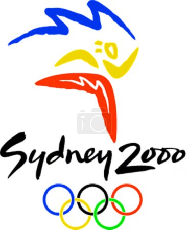 Photo for Logotype of XXVII Olympic Summer Games in Sydney, Australia - Royalty Free Image