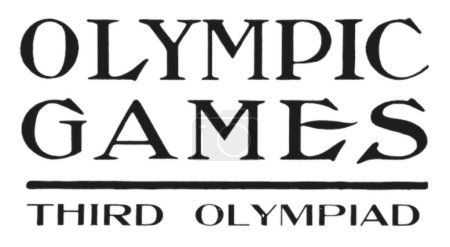 Téléchargez les photos : Logotype des IIIe Jeux Olympiques d'été à St. Louis, États-Unis - en image libre de droit