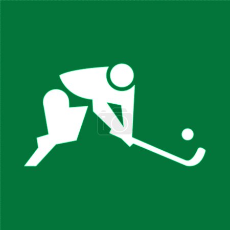 Foto de Logotipo de hockey sobre césped en los Juegos Olímpicos de Tokio, 1964 - Imagen libre de derechos